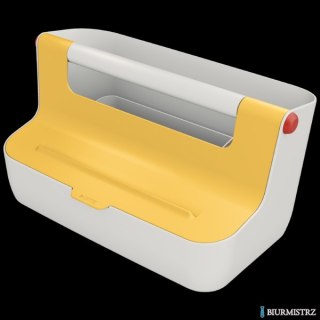 Pojemnik z uchwytem Leitz Cosy, żółty 61250019