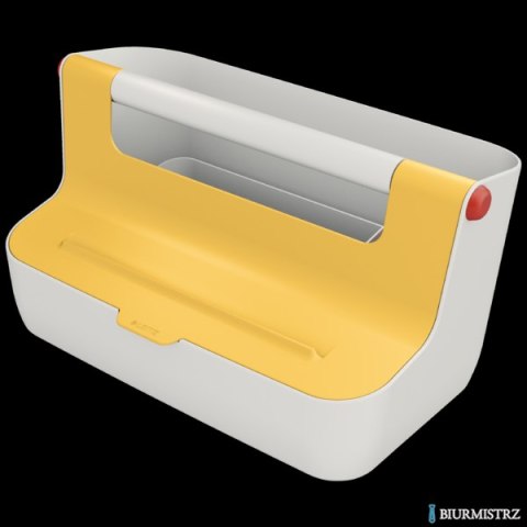 Pojemnik z uchwytem Leitz Cosy, żółty 61250019