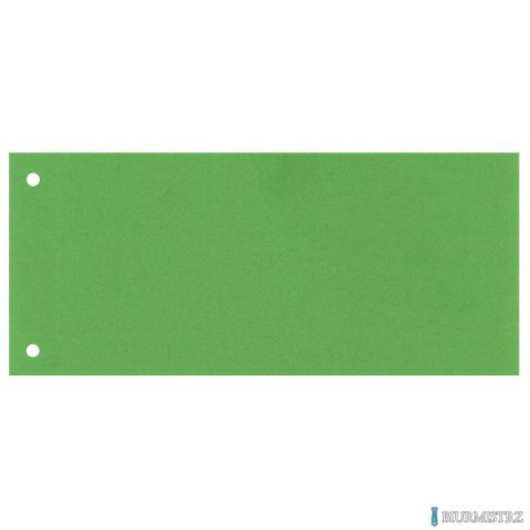 Przekładki 1/3 A4 Maxi Esselte, zielony, 100 szt., 624447