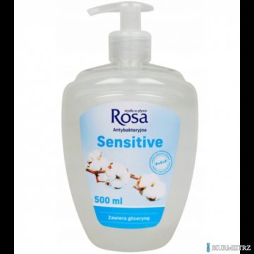 ROSA Mydło w płynie antybakteryjne z dozownikiem 500ml Sensitive