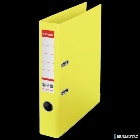 Segregator Esselte No.1 neutralny pod względem emisji CO2, A4, szer. 50 mm, żółty 627573