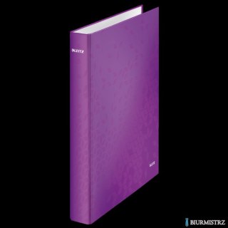 Segregator ringowy LEITZ A4 2DR/25mm fioletowy WOW 42410062