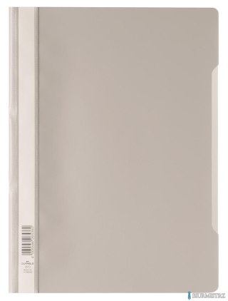 Skoroszyt A4 z przezroczystą okładką z PP szary 257310 DURABLE (50)