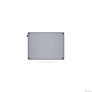 Tablica filcowa MemoBe idea EDGE ALL BLACK, powierzchnia popielata, rama aluminiowa czarna, 60x45 cm MITF060045.81.61.51