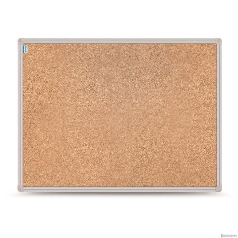 Tablica korkowa MemoBe, rama aluminiowa srebrna, SMART, 120x90cm MSTC120090.00.82.03