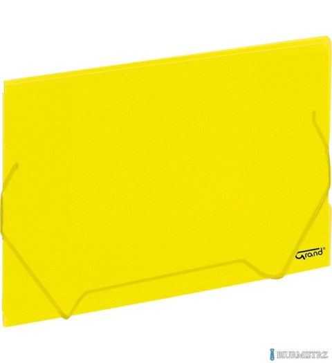 Teczka kopertowa A4 na gumkę ZP041 żółta 120-1228 GRAND
