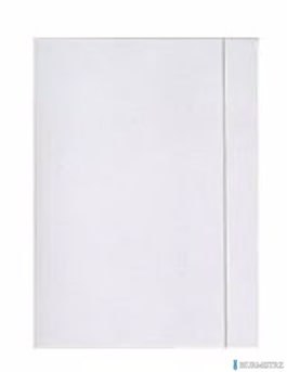 Teczka z gumką A3+ biała INTERDRUK