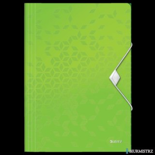Teczka z gumką PP Leitz WOW, 15 mm, zielona 45990054