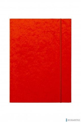 Teczka z gumką prostą DOTTS A4 preszpan pomarańczowa 390g