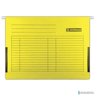 Teczka zaw.A4 żółta z boczkami płóciennymi 7420905-11 DONAU (X)