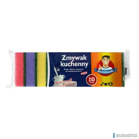 Zmywaki gąbka do zmywania (10 szt.) Świeżowski