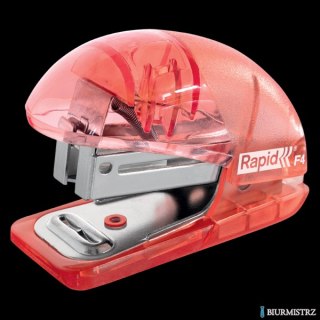 Zszywacz mini Rapid ColourBreeze F4, 10 kartek, 5 lat gwarancji, koralowy 5001531