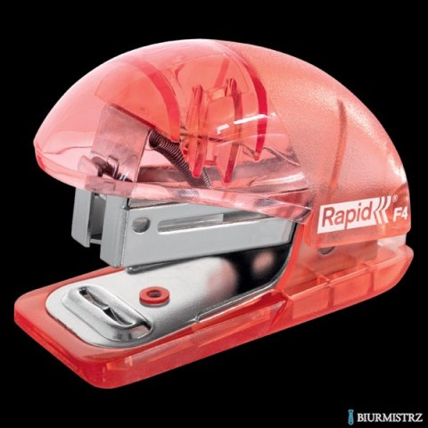 Zszywacz mini Rapid ColourBreeze F4, 10 kartek, 5 lat gwarancji, koralowy 5001531