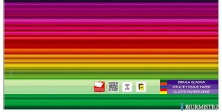 Bibuła gładka zeszyt A4 60k INTERDRUK