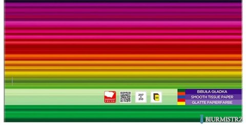 Bibuła gładka zeszyt A4 60k INTERDRUK