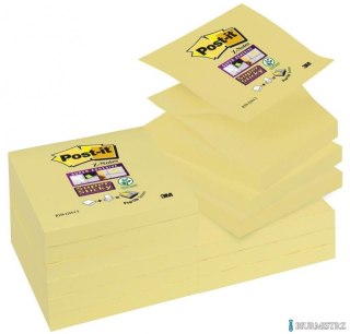 Bloczek_samoprzylepny POST-IT_ Super sticky Z-Notes (R330-12SS-CY), 76x76mm, 1x90 kart., żółty