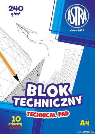 Blok techniczny ASTRAPAP A4 240g, 106119006