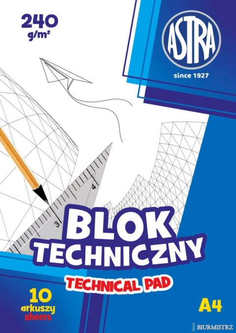 Blok techniczny ASTRAPAP A4 240g, 106119006
