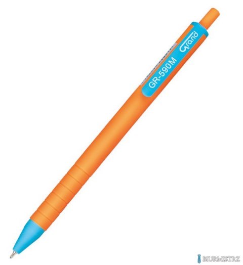 Długopis automatyczny niebieski 0,7 GRAND GR-590M 160-2184