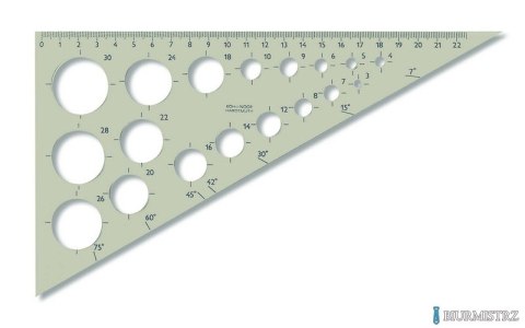 Ekierka 745920 60/250 22cm KOH-I-NOR