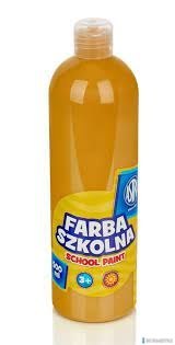 Farba szkolna Astra 500 ml - brązowa jasna, 301109007