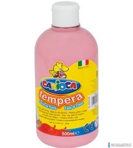 Farba tempera 500 ml, różowa CARIOCA 170-2362