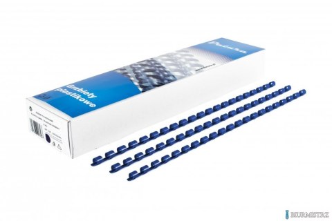 Grzbiet do bindowania DOTTS 10mm (100szt) niebieski