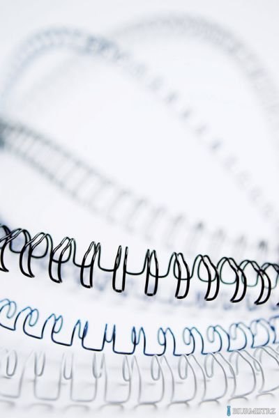 Grzbiety drutowe biale 12mm (100szt) 53270 FELLOWES (81-100 kartek) 1/2" skok 3:1