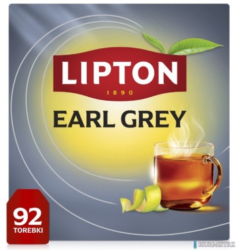 Herbata LIPTON EARL GREY 92 torebek czarna
