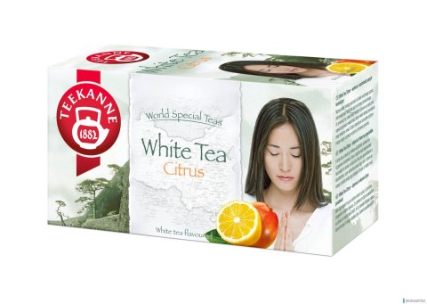 Herbata TEEKANNE malina z cytryną 20 kopert biała
