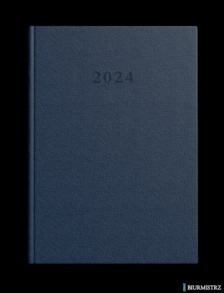 Kalendarz TOP 2000 STANDARD 2024 A5 dzienny granatowy 400177474