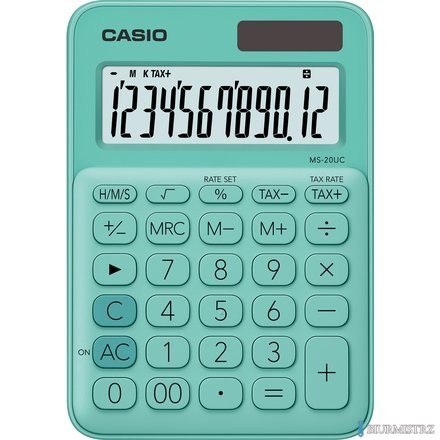 Kalkulator CASIO MS-20UC-GN BOX zielony
