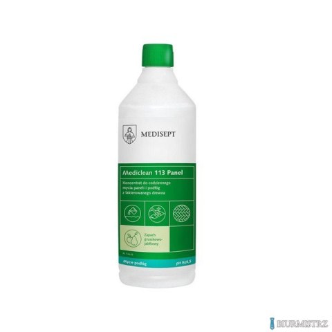 MEDICLEAN 110 Floor koncentra do mycia i pielęgnacji wodoodpornych podłóg 1L (białe kwiaty)