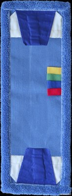 MEDISEPT Mop z mikrofazy 40cm DUO niebieski IM-AKC-0003 NIEBIESK