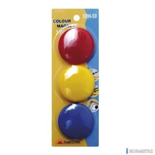 Magnesy ARGO kolorowe WF-50 opakowanie 3sztuki SRH-50