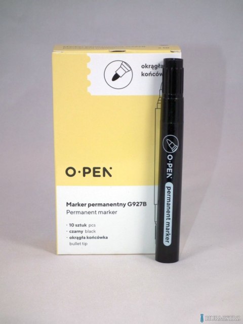 Marker permanentny okrągły G927B czarny AMA0927915 OPEN