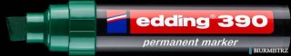 Marker permanentny ścięta końcówka 4-12 mm zielony Edding 390/004/ZI
