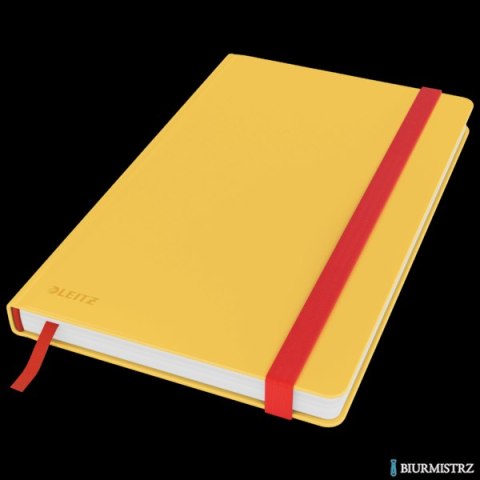 Notatnik Leitz Cosy, A5, kratka, żółty 44540019