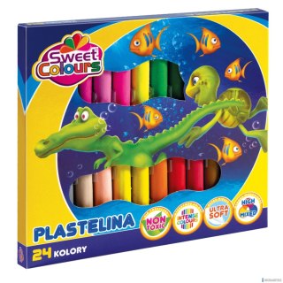 Plastelina 24 kolory Sweet Colours 90522 KOMA-PLAST