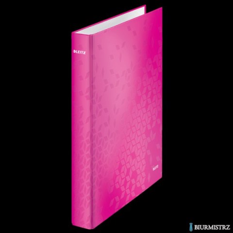 Segregator ringowy LEITZ A4 2DR/25mm różowy WOW 42410023