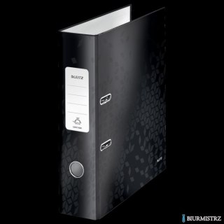 Segregator z mechanizmem WOW Leitz 180, A4/80mm, czarny 10050095