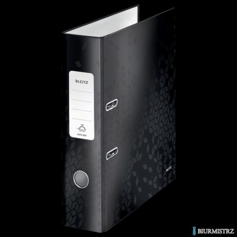 Segregator z mechanizmem WOW Leitz 180, A4/80mm, czarny 10050095