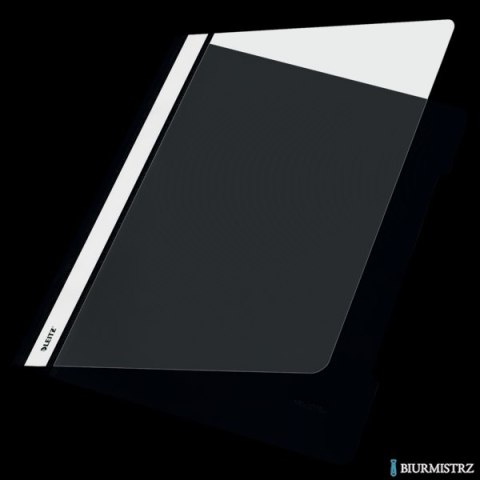 Skoroszyt sztywny A4 Leitz, czarny opakowanie 25 szt. 41910095 SALE