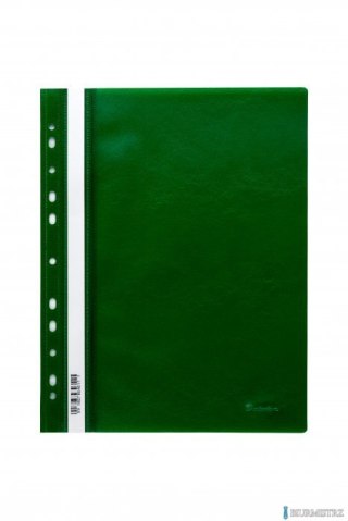 Skoroszyt wpinany PP DOTTS (20) ciemnozielony polipropylen SPP-DOT-02-02