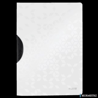 Skoroszyt z klipsem Leitz WOW, biały 41850001