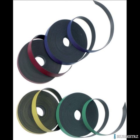 Taśma magnetyczna czerwona rozmiar 5x2m NOBO 1901105