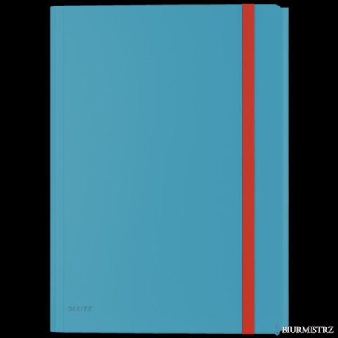 Teczka z gumką i kieszonką Leitz Cosy, PP, niebieska 46190061