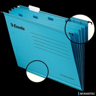 Teczki zawieszane z przekładkami Esselte Classic A4, niebieski, 10 szt. 93133