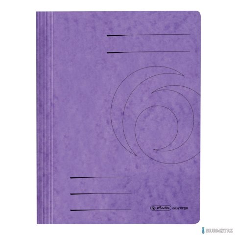(WYCOFANY) Skoroszyt kartonowy A4 ze sprężynką fioletowy 11186582 HERLITZ