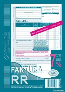185-3N Faktura VAT RR A5 80kartek MICHALCZYK i PROKOP